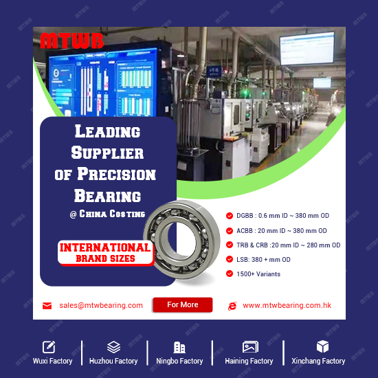 MTWB وب سایت جدید خدمات بلبرینگ سفارشی را راه اندازی کرد تا تأمین جهانی بلبرینگ های OEM را ساده تر کند